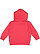 TODDLER PULLOVER FLEECE HOODIE Vintage Red Back