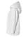 Toddler Pullover Fleece Hoodie White Ghosted Side View
