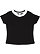 TODDLER GIRLS RUFFLE TEE Black/White 