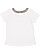 TODDLER GIRLS RUFFLE TEE White/Titanium Back