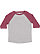 TODDLER BASEBALL TEE Vintage Hthr/Vintage Burgundy 