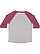 TODDLER BASEBALL TEE Vintage Hthr/Vintage Burgundy Back