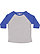 TODDLER BASEBALL TEE Vintage Heather/Vintage Royal 