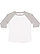TODDLER BASEBALL TEE White/Vintage Heather 