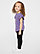 TODDLER GIRLS FLUTTER SLEEVE T  SIDE