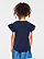 Toddler Girls Flutter Sleeve T Back View