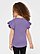 TODDLER GIRLS FLUTTER SLEEVE T  BACK