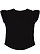 TODDLER GIRLS FLUTTER SLEEVE T Black BACK