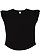 TODDLER GIRLS FLUTTER SLEEVE T Black 