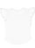 TODDLER GIRLS FLUTTER SLEEVE T White BACK