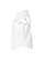 Toddler Girls Flutter Sleeve T White Ghosted Side View