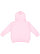 TODDLER ZIP FLEECE HOODIE Pink Back