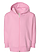 Toddler Full Zip Fleece Hoodie Pink Ghosted Front View