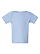 Infant Baby Rib T-Shirt Light Blue Ghosted Front View