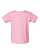 Infant Baby Rib T-Shirt Pink Ghosted Back View