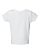 Infant Baby Rib T-Shirt White Ghosted Back View
