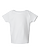 Infant Baby Rib T-Shirt White Ghosted Front View