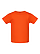 Infant Cotton Jersey T-Shirt Orange Ghosted Front View