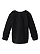 Infant Crew Fleece Sweatshirt Black Ghosted Back View