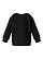 Infant Crew Fleece Sweatshirt Black Ghosted Front View