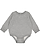 Infant Lng Slv Fleece Bodysuit Heather 1