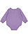 Infant Lng Slv Fleece Bodysuit Lavender 1