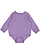 Infant Lng Slv Fleece Bodysuit Lavender 1