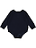 Infant Lng Slv Fleece Bodysuit Navy 1
