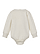 Infant Lng Slv Fleece Bodysuit Natural Heather Ghosted Front View