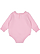 Infant Lng Slv Fleece Bodysuit Pink 1