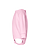 Infant Lng Slv Fleece Bodysuit Pink Ghosted Side View