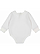 Infant Lng Slv Fleece Bodysuit White 1