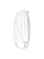 Infant Lng Slv Fleece Bodysuit White Ghosted Side View