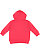 INFANT ZIP FLEECE HOODIE Red Back