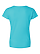 Women's V-Neck Jersey T-Shirt Caribbean Ghosted Back View