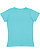 LADIES V-NECK FINE JERSEY TEE Caribbean Back