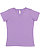 LADIES V-NECK FINE JERSEY TEE Lavender 