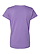 Women's V-Neck Jersey T-Shirt Lavender Ghosted Back View