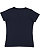 LADIES V-NECK FINE JERSEY TEE Navy Back