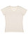 LADIES V-NECK FINE JERSEY TEE Natural Heather 