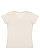 LADIES V-NECK FINE JERSEY TEE Natural Heather Back