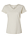 Women's V-Neck Jersey T-Shirt Natural Heather Ghosted Front View