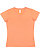 LADIES V-NECK FINE JERSEY TEE Papaya 