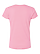 Women's V-Neck Jersey T-Shirt Pink Ghosted Back View