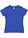 LADIES V-NECK FINE JERSEY TEE Royal 