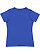 LADIES V-NECK FINE JERSEY TEE Royal Back