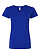 Women's V-Neck Jersey T-Shirt Royal Ghosted Front View