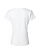 Women's V-Neck Jersey T-Shirt White Ghosted Back View