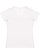 LADIES V-NECK FINE JERSEY TEE White Back