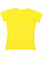 LADIES V-NECK FINE JERSEY TEE Yellow Back